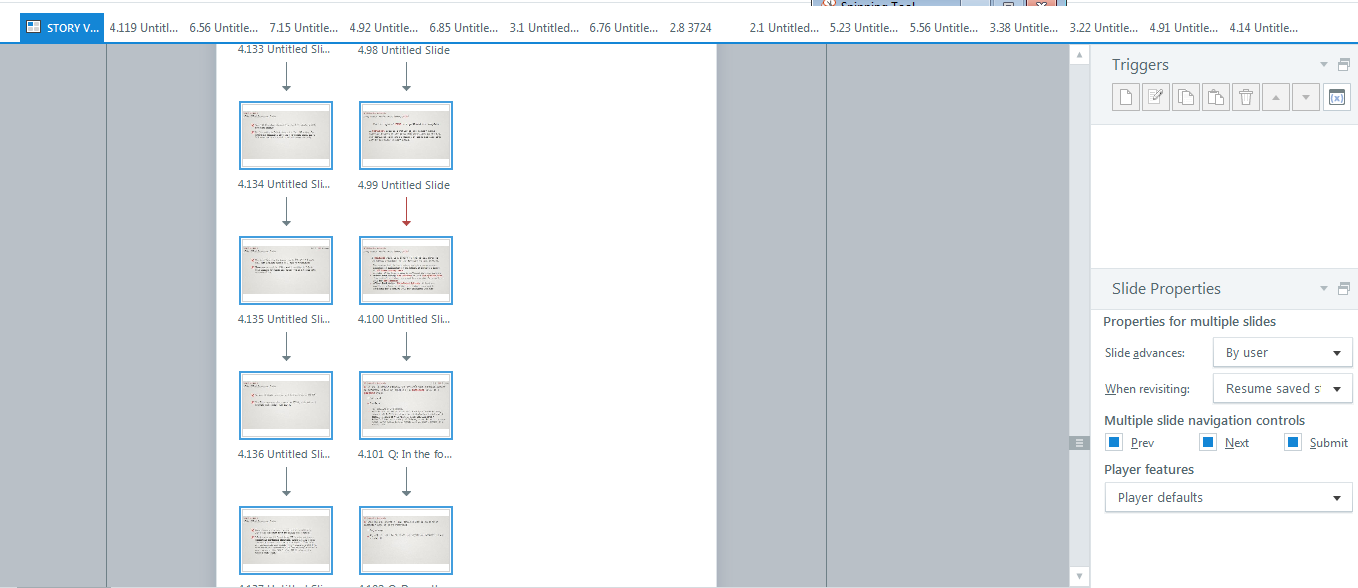 A small number of slides are showing the Menu, I don't want ANY of them